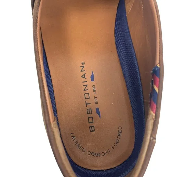 Bostonian Mckewen Step Loafers Mens 11.5 M Brown Leather Dress Shoes - Picture 8 of 12